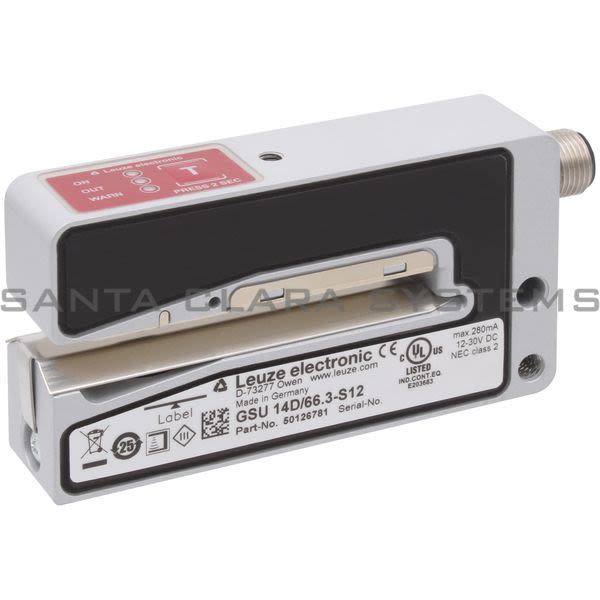 Leuze GSU14D-66.3-S12 Ultrasonic Fork Sensor Product Image