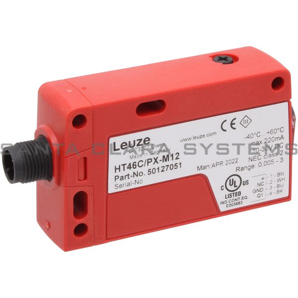 Leuze HT46C-PX-M12 Diffuse Sensor with Background Suppression Product Image