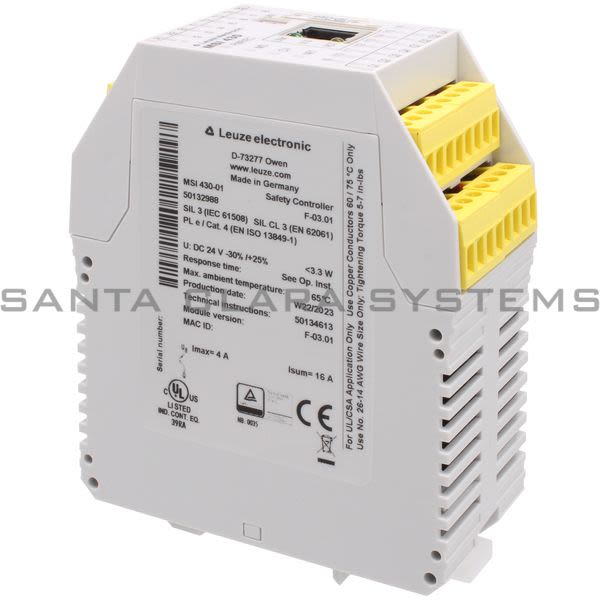 Leuze MSI430-01 Safety Relay Product Image