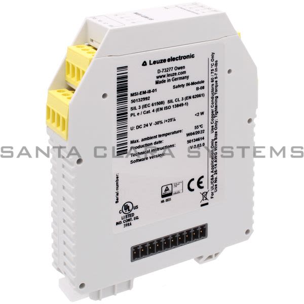 Leuze MSI-EM-I8-01 Safety Relay Product Image