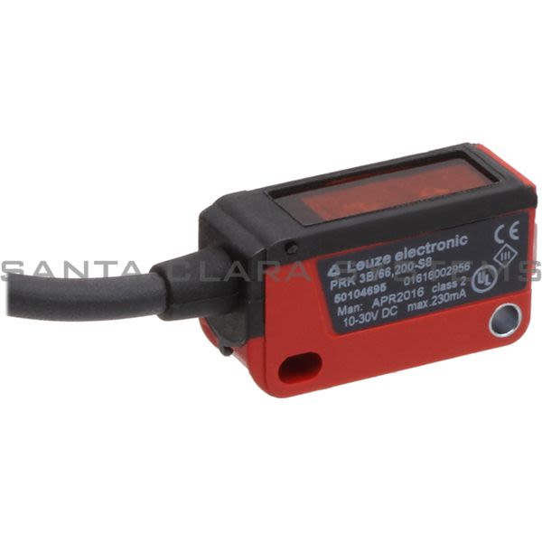 Leuze PRK3B-66-200-S8 Polarized Retro-Reflective Photoelectric Sensor Product Image
