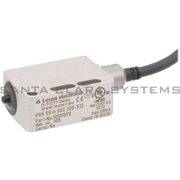 Leuze PRK55-6.002-200-S12 Polarized Retro-Reflective Photoelectric Sensor Product Image