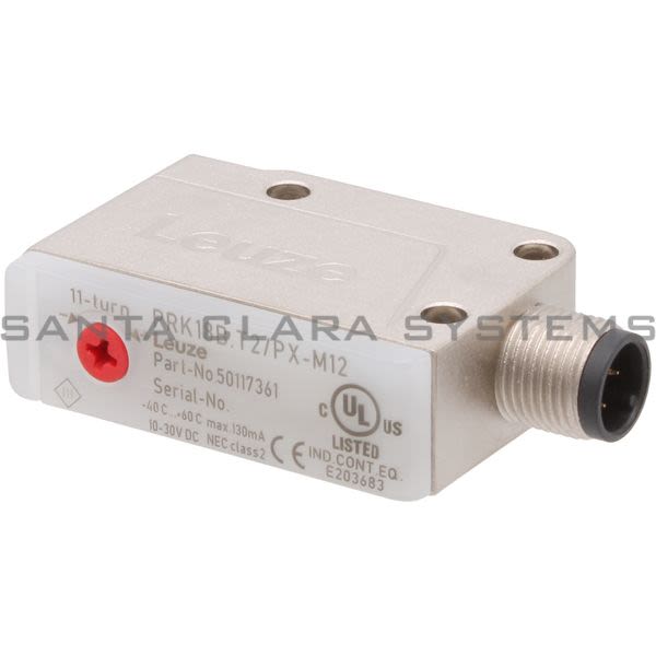 Leuze PRK18B.T2-PX-M12  Polarized Retro-Reflective Photoelectric Sensor Product Image