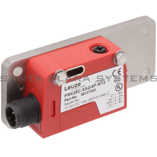 Leuze PRK25C.XA2/4P-M12  Polarized Retro-Reflective Photoelectric Sensor Product Image