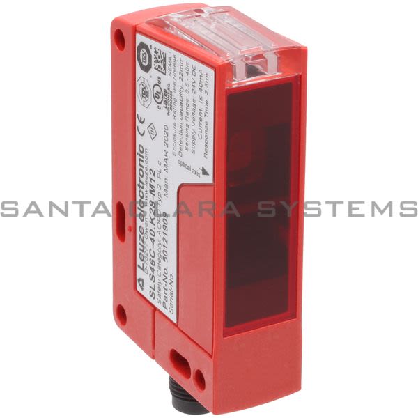 Leuze SLS46C-40.K28-M12  Single Light Beam Safety Device Transmitter Product Image