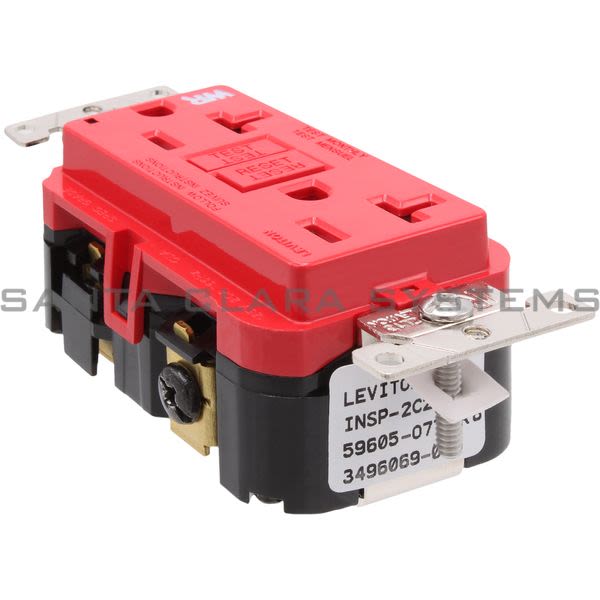 Leviton G5362-WTR Extra-Heavy Duty Industrial Grade Weather/Tamper-Resistant Duplex Self-Test GFCI Receptacle Product Image