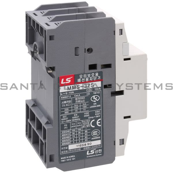 LS Industrial Systems MMS-32S-6-10A MOTOR STARTER Product Image