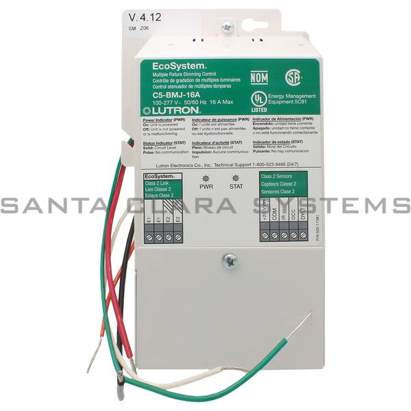 Lutron C5-BMJ-16A Dimming Power Module Product Image