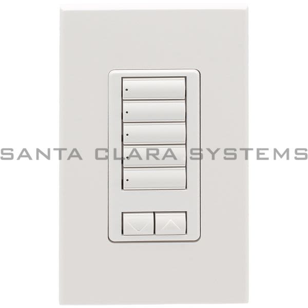 Lutron QSWS2-5BRLI-WH Wired Keypad Product Image