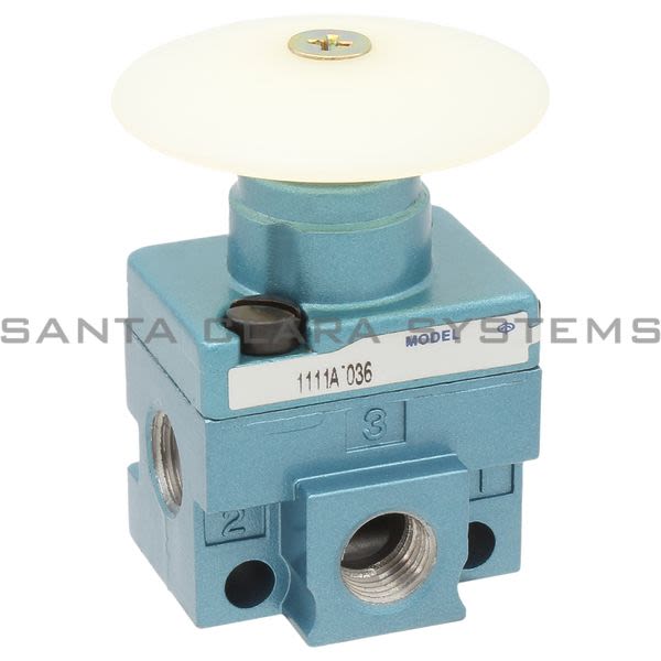Mac Valves 1111A-036 Manually Actuated Poppet Valve Product Image
