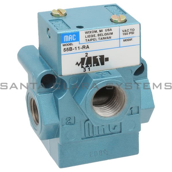 Mac Valves 55B-11-RA Solenoid Valve Product Image