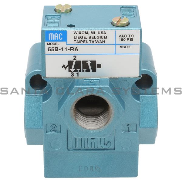 Mac Valves 55B-11-RA Solenoid Valve Product Image
