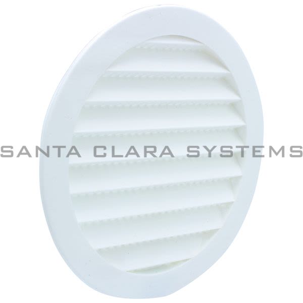 Maurice Franklin Louver PLW-100 Round Plastic Louver | White 4&quot; Product Image