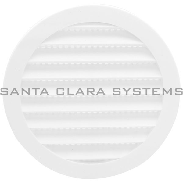 Maurice Franklin Louver PLW-100 Round Plastic Louver | White 4&quot; Product Image