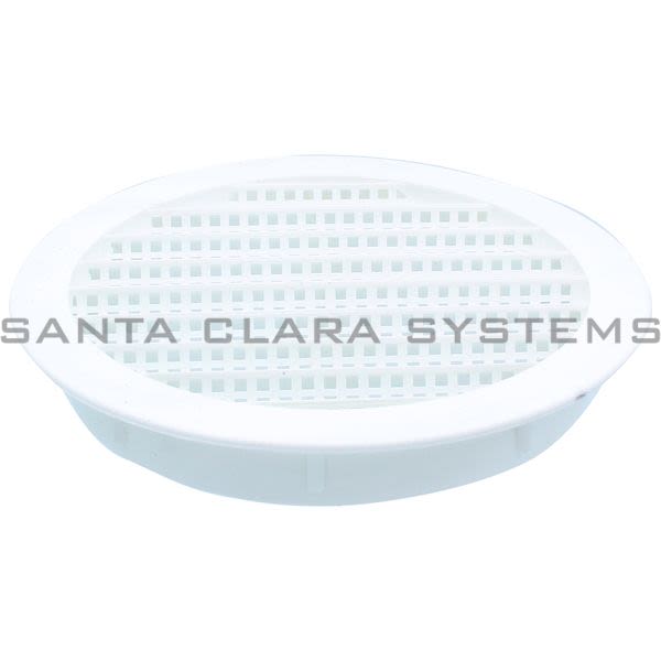 Maurice Franklin Louver PLW-100 Round Plastic Louver | White 4&quot; Product Image