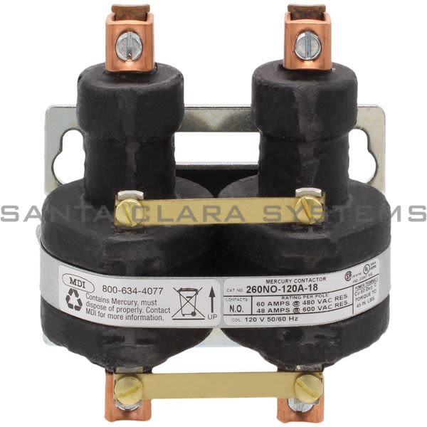 MDI 260NO-120A-18 Mercury Relay Product Image