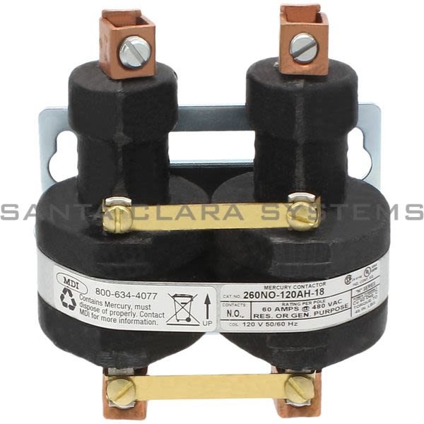 MDI 260NO-120AH-18  Mercury Relay Product Image