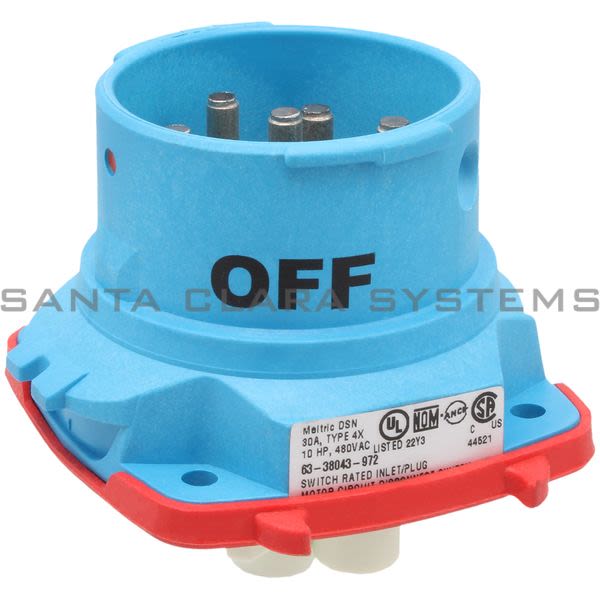 Meltric 63-38043-972 DSN30 Inlet Product Image