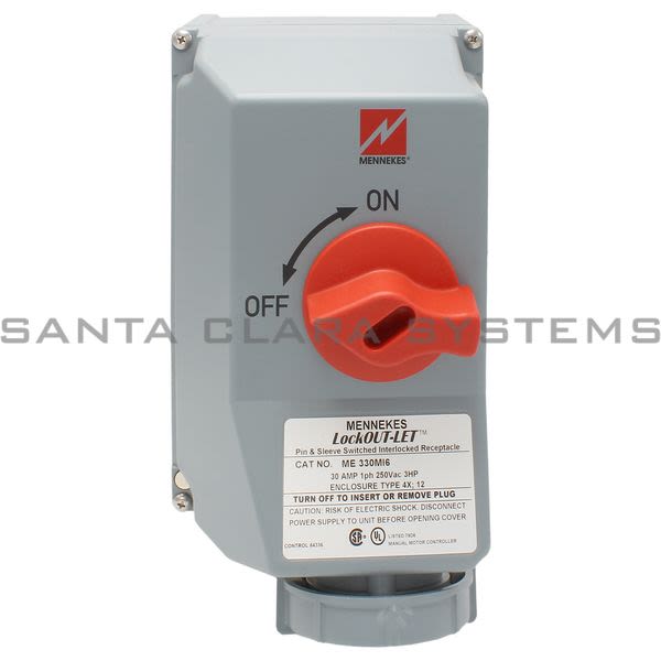 Mennekes ME330MI6 LockOUT-LET Receptacle Product Image