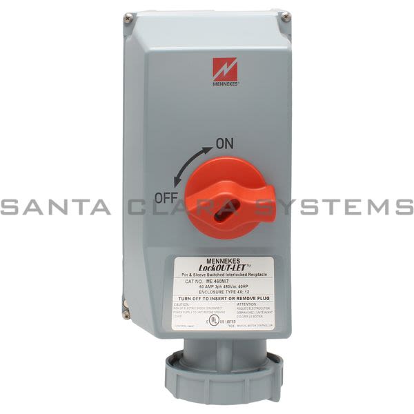 Mennekes ME460MI7 Pin and Sleeve Interlock Product Image