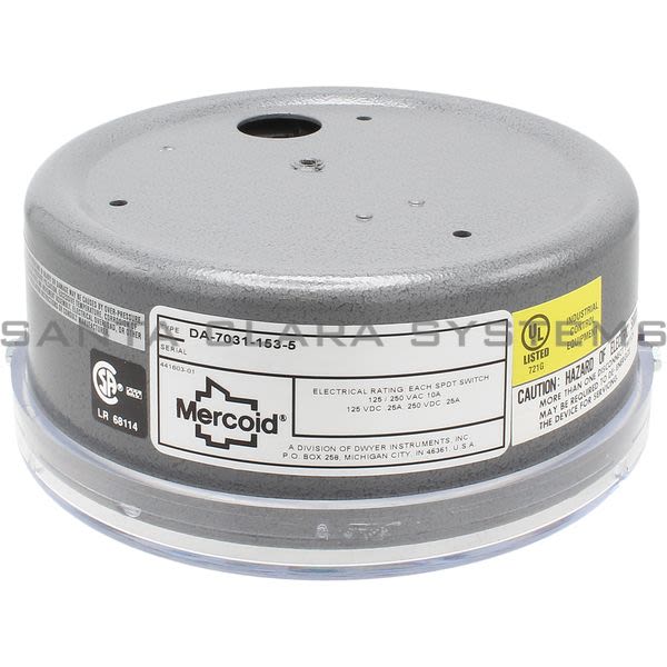 Mercoid DA-7031-153-5 Pressure Control | Dwyer Product Image