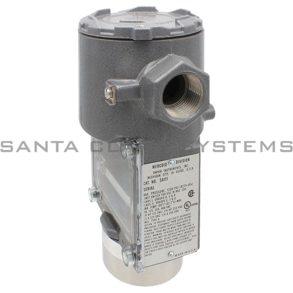 Mercoid SA1112E-S5-K2  Diaphragm Operated Pressure Switch Product Image