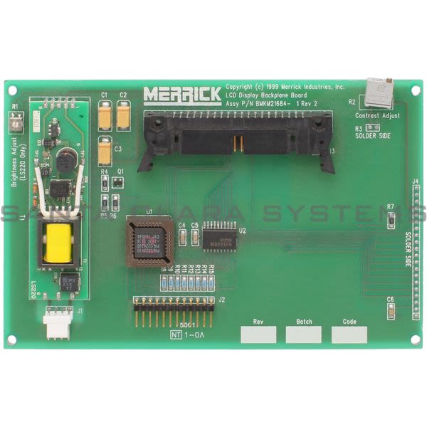 Merrick Industries BMKM21684-1 LCD Display Backplane Product Image