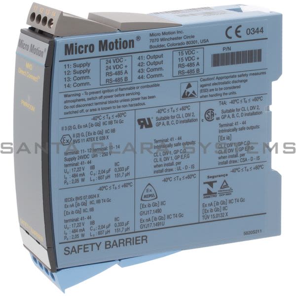 Micro Motion 3600663 Direct Connect Safety Barrier. Product Image