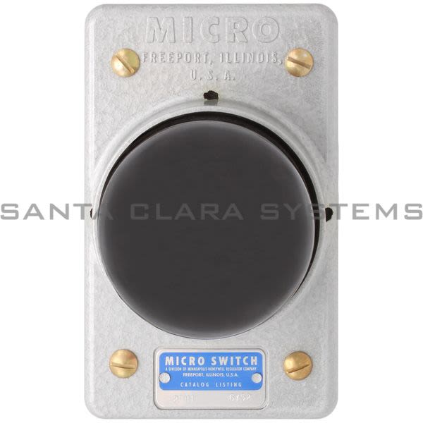 Microswitch 2PH1 Push Button Black Product Image