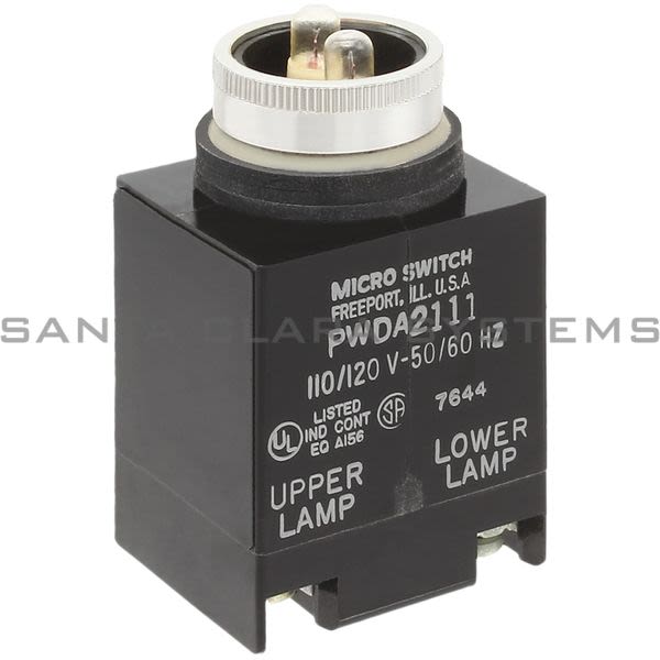 Microswitch PWDA2111 Pilot Light 2 Lamp Indicator 110/120V 50/60Hz Product Image
