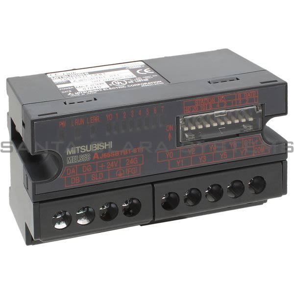 Mitsubishi AJ65SBTB1-8T1 Discrete Input Output Wire 8 Transistor Sink Out Low Leakage Product Image