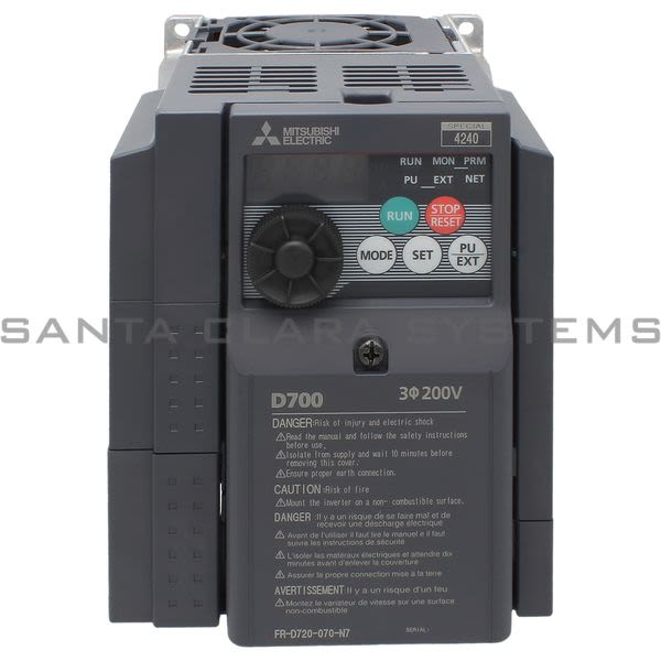 Mitsubishi FR-D720-070-N7 Variable Frequency Drive Inverter Product Image