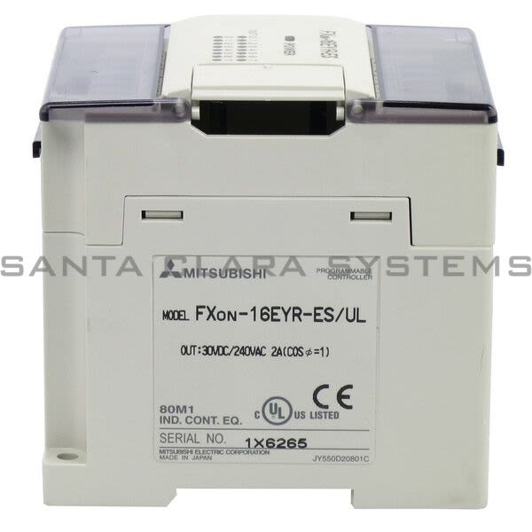 Mitsubishi FX0N-16EYR-ES-UL Programmable Controller Product Image