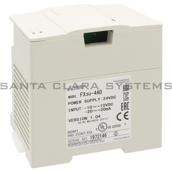 Mitsubishi FX3U-4AD Analog Input Module Product Image