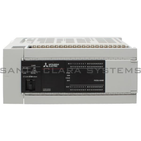Mitsubishi FX5U-64MR-DS DC Base Unit Product Image