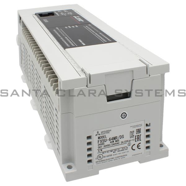 Mitsubishi FX5U-64MR-DS DC Base Unit Product Image