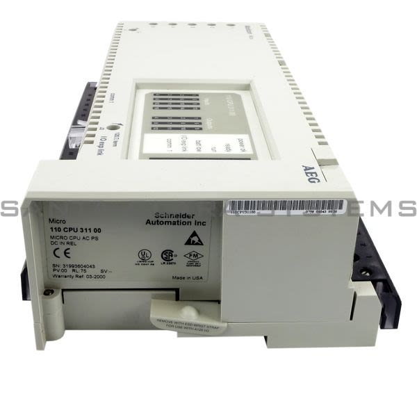 Modicon 110 CPU 311 00  Processor Product Image