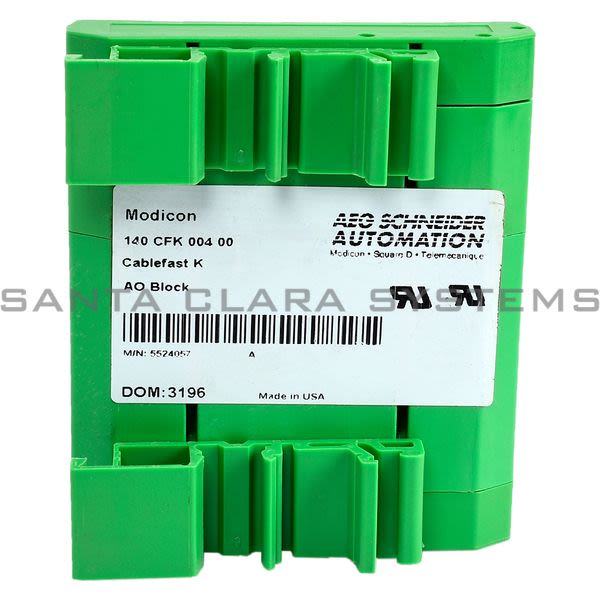 Modicon 140CFK00400 Output Analog Block Product Image