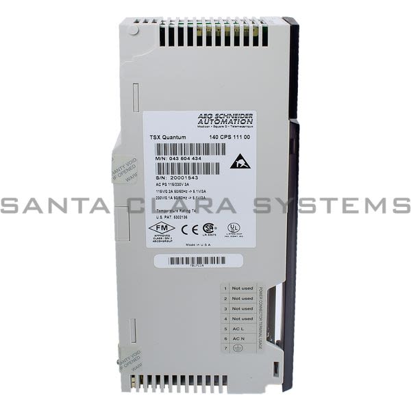 Modicon 140CPS11100 Power Supply Product Image