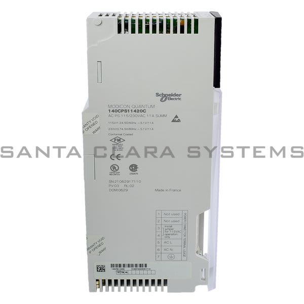 Modicon 140 CPS 114 20C  Power Supply Product Image