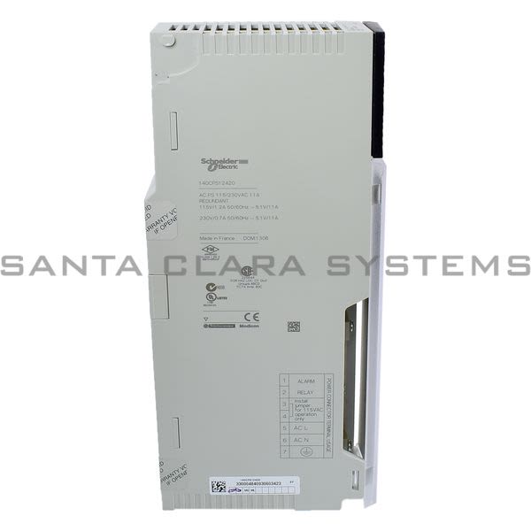Modicon 140 CPS 124 20  Programmable Logic Controller Power Supply, Modicon Quantum Product Image
