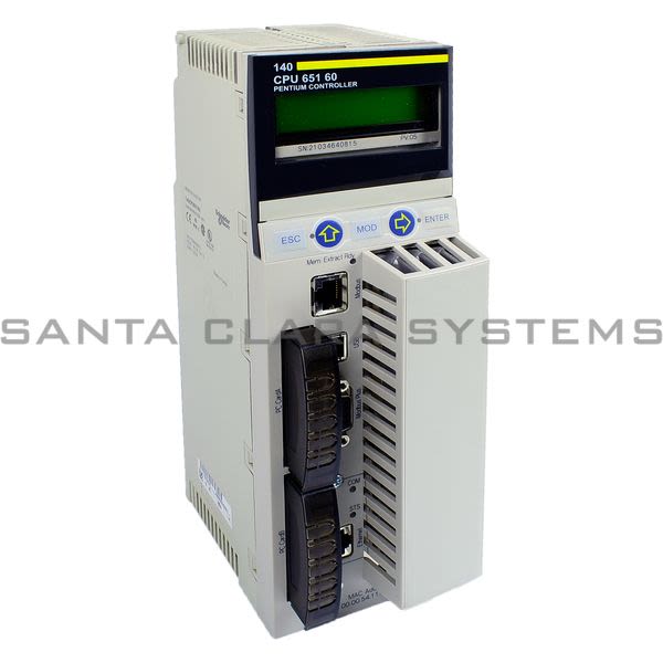 Modicon 140 CPU 651 60  Module Quantum Processor Control Product Image