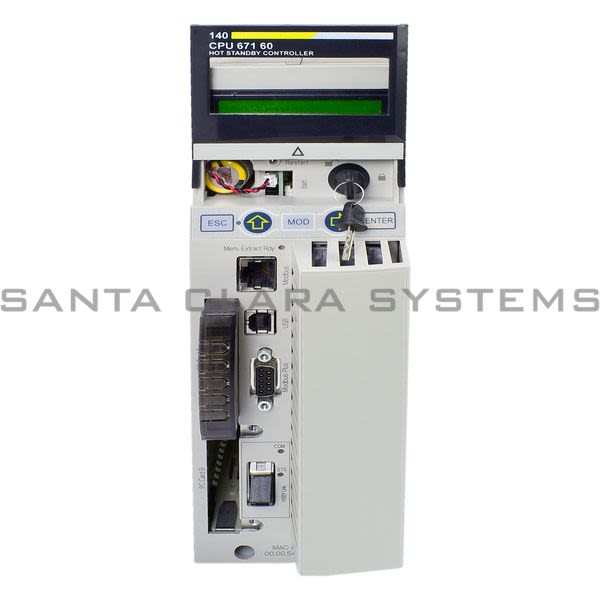 Modicon 140CPU67160 Programmable Logic Controller Product Image