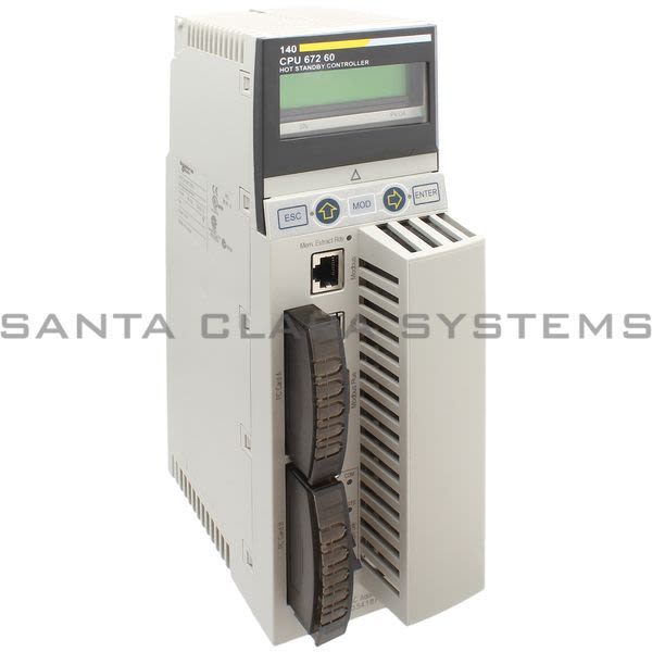 Modicon 140CPU67260 Unity Hot Standby processor with multimode Ethernet Product Image