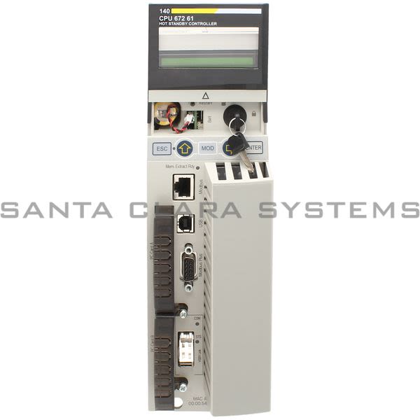 Modicon 140 CPU 672 61  Long Distance Quantum Hot Standby CPU Product Image