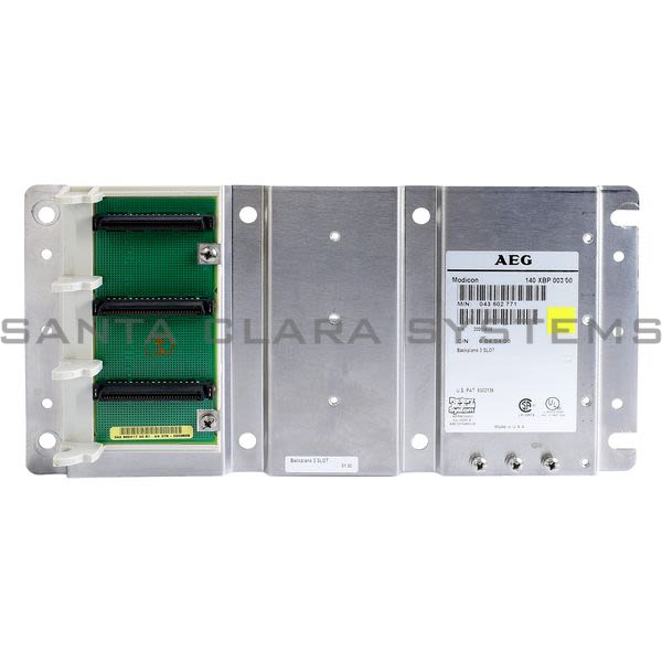 Modicon 140 XBP 003 00  Backplane 3Slot Product Image