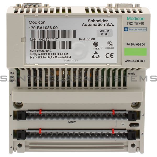Modicon 170BAI03600 Input Module Product Image