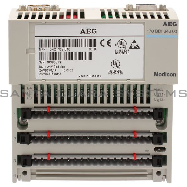 Modicon 170BDI34600 Input Module Product Image