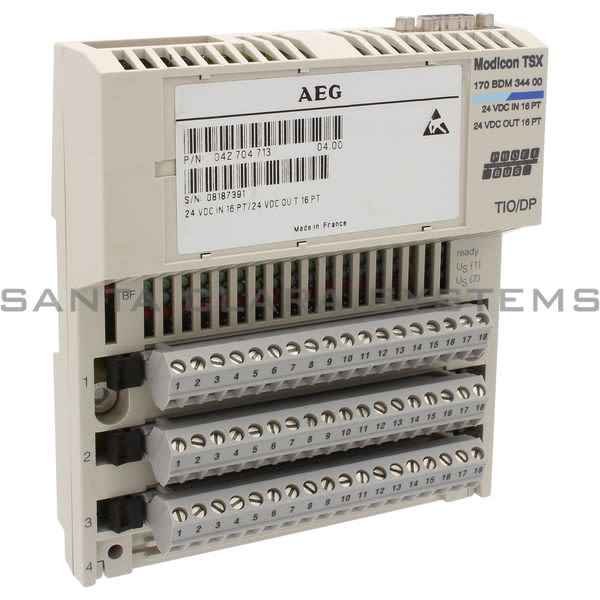 Modicon 170 BDM 344 00  16PT In/16PT Out 24VDC Module Product Image