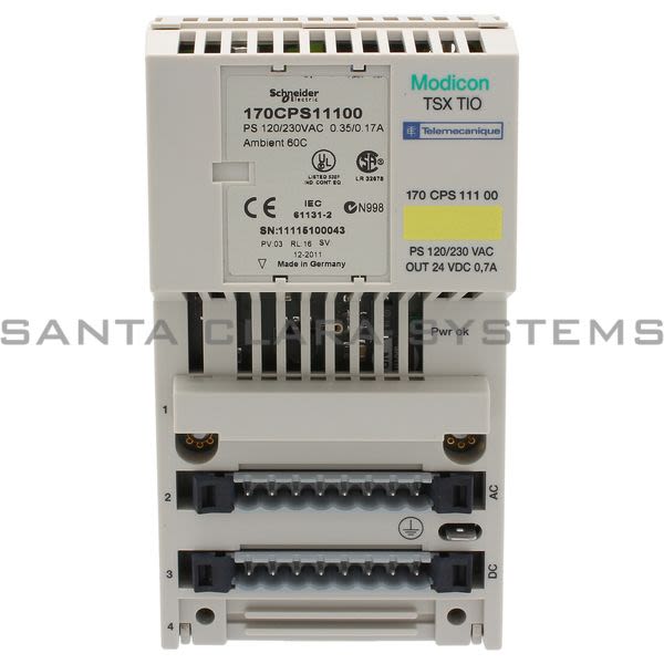 Modicon 170CPS11100 Power Supply Module Product Image